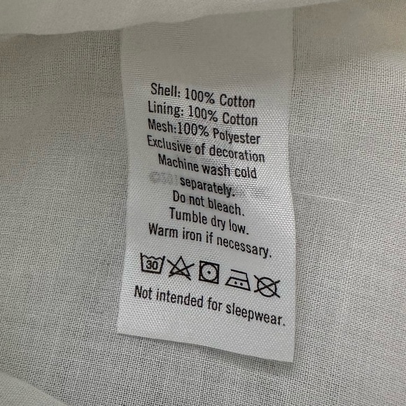 Janie & Jack Striped Blossom White & Blue Dress Girls Size 3 - Picture 10 of 11